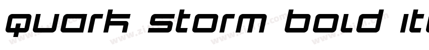Quark Storm Bold Ita字体转换